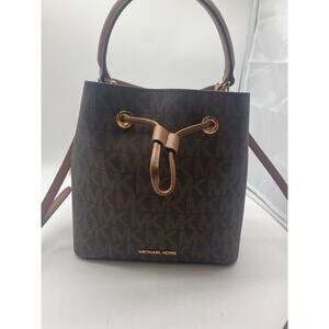Brown Michael Kors crossbody or Bucket Purse